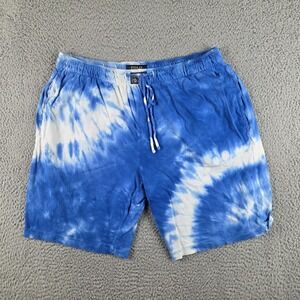 Polo Ralph Lauren Tie Dye Sleep Shorts Mens L Blue Lounge Pajama Cotton